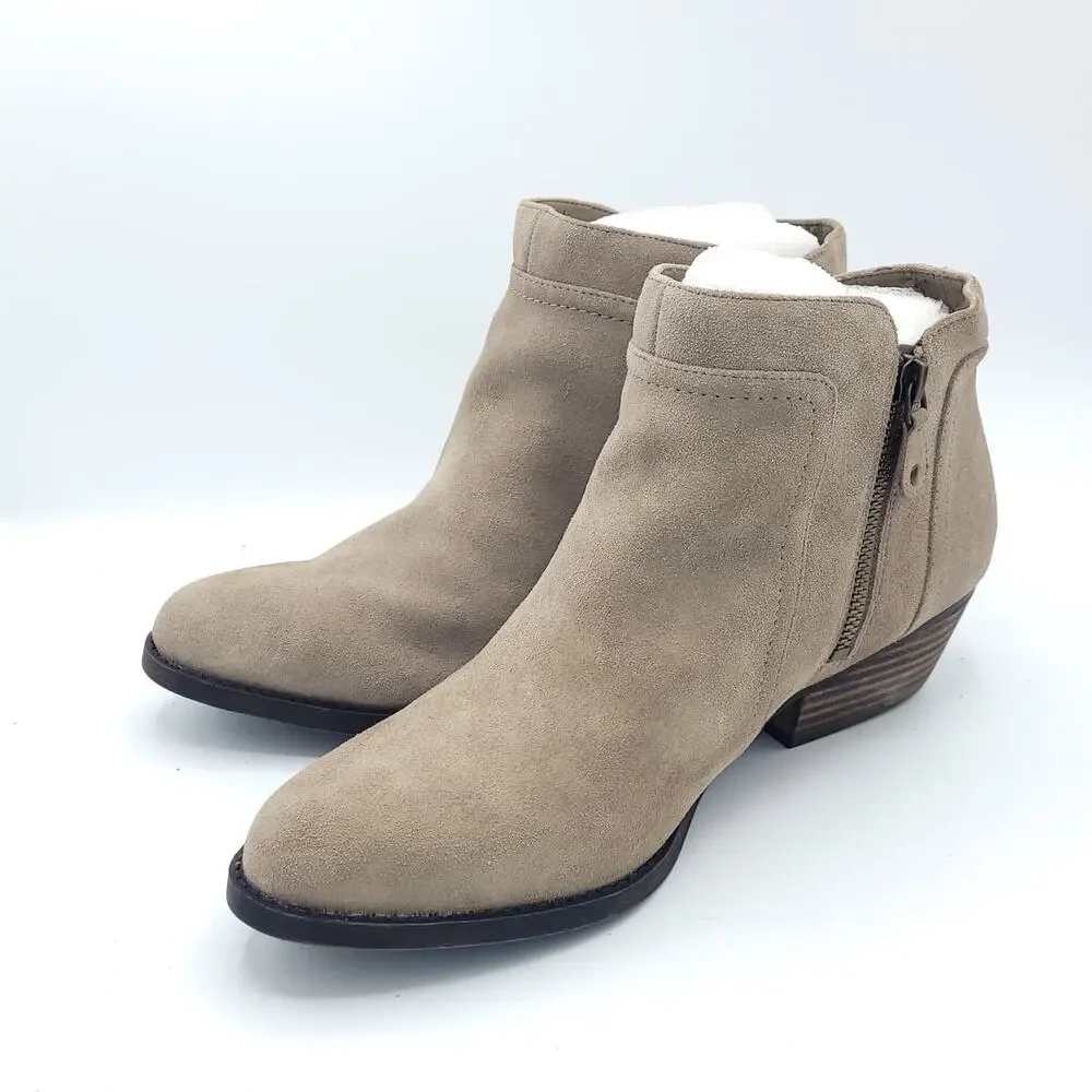Nine West Vintage America Collection Tan Suede Boots womens size 10